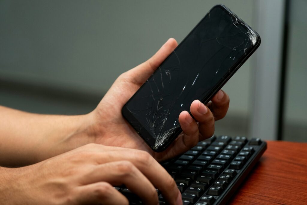 Smartphone Screen Cracks