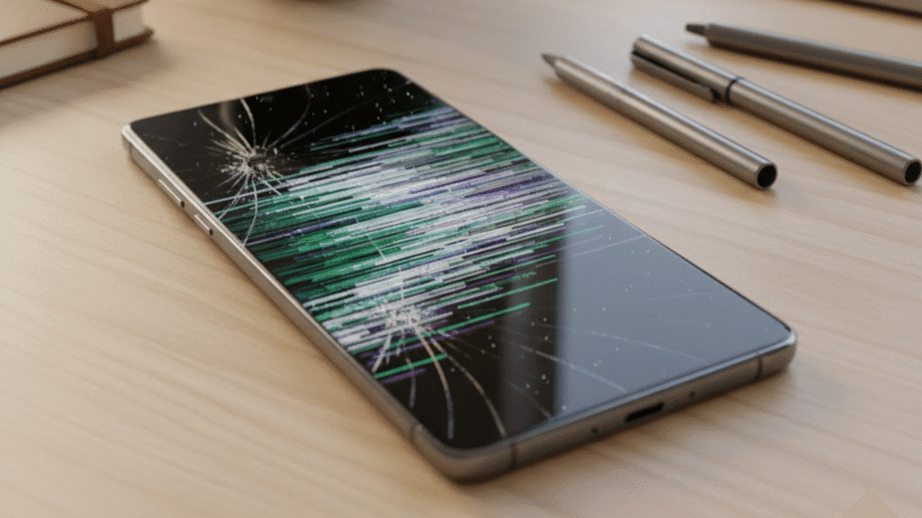 Samsung Phone screen damage