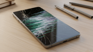 Samsung Phone screen damage